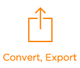 Convert, Export