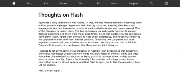 Thoughts on Flash