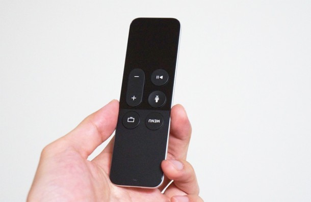 上下逆のSiri Remote